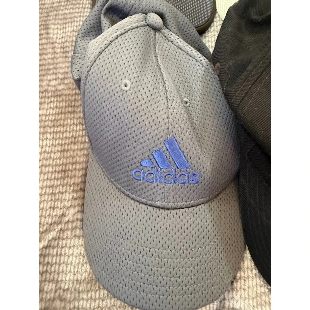 Adidas Baseball Cap Bundle Lot of 6 Mesh Corduroy Trefoil Performance Hats Mixed